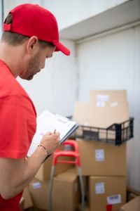 man with checklist