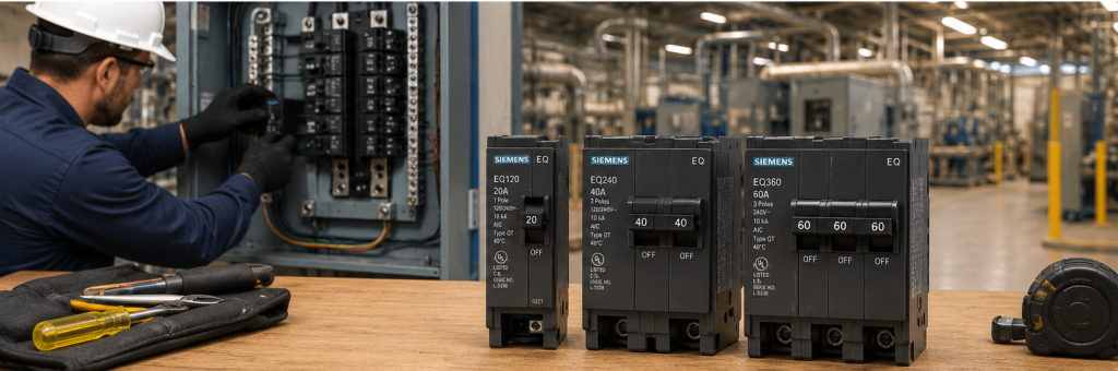 Siemens EQ Breakers